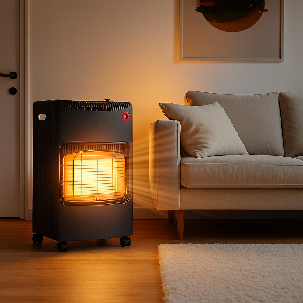 Gasheizofen 4200W mit Keramikbrenner – 3 Heizstufen, mobiler Propan-Heizer