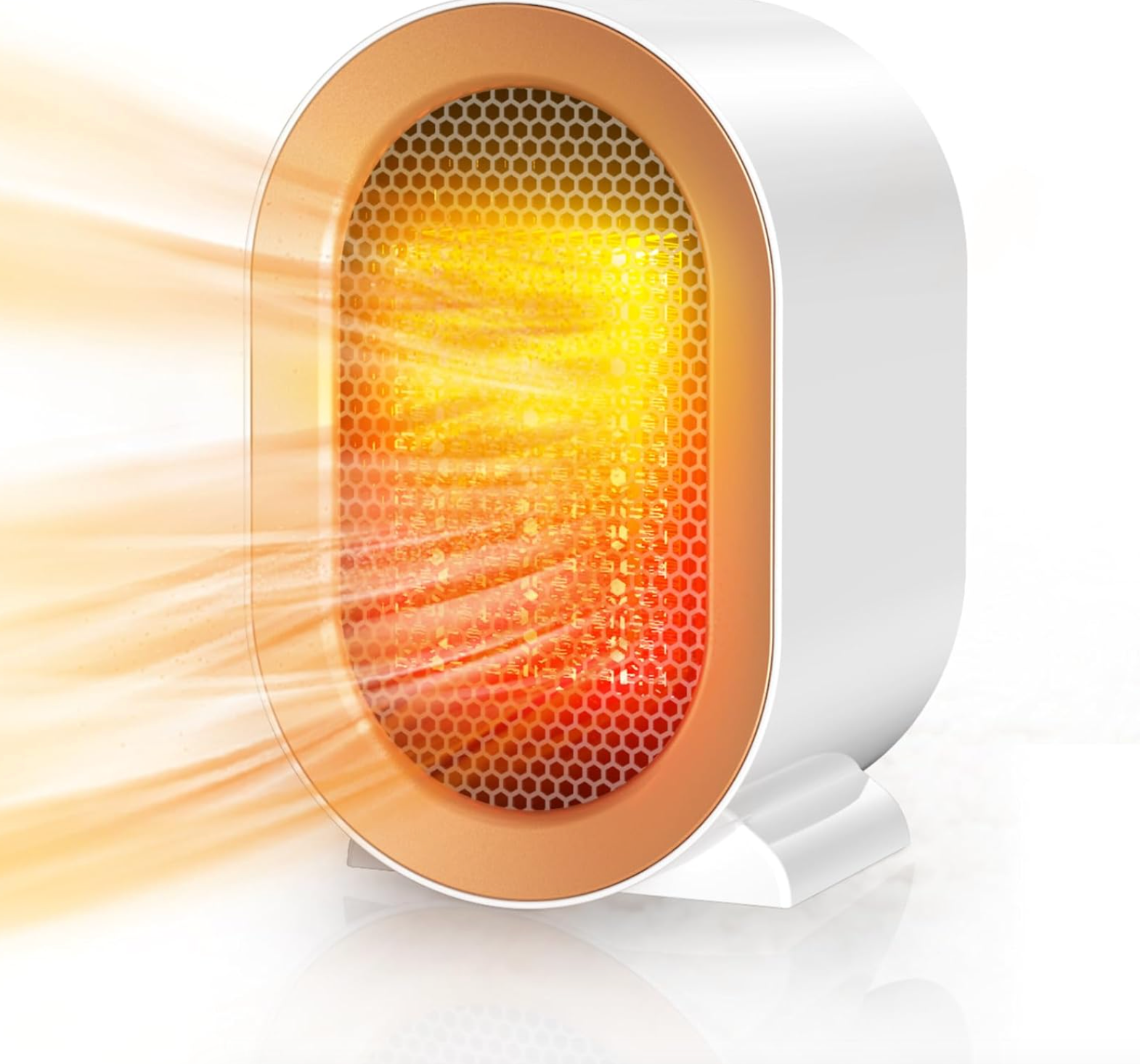 Heizlüfter Energiesparend, PTC-Heizlüfter Leise Keramik Heizung Einstellbare Konstante Temperatur